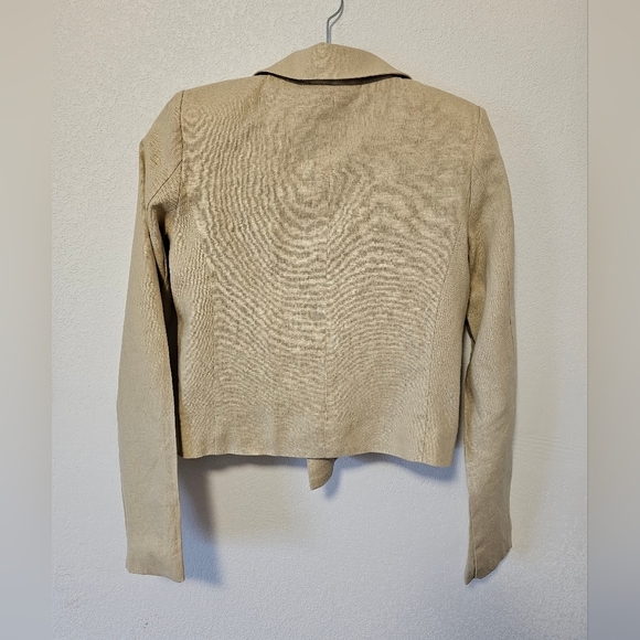 Jason Wu Khaki Linen Blazer Women's Size Small NWT - Picture 9 of 12